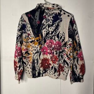 Aldo Martins Multicolor Floral Knit Hoodie